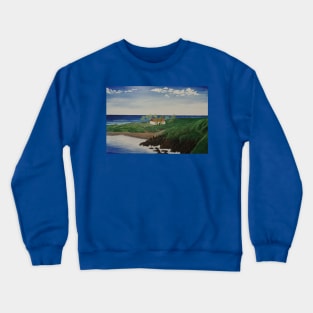 Hawaiian house and beach Crewneck Sweatshirt